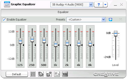Creative Sound Blaster Audigy2 Series Soundfont Bank Manager