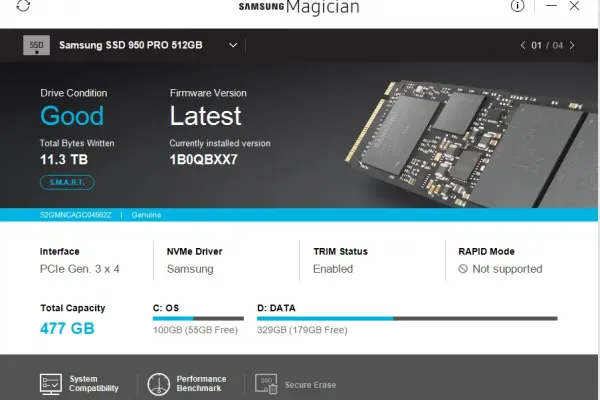 Download Samsung Magician SSD Software 8.0.0900