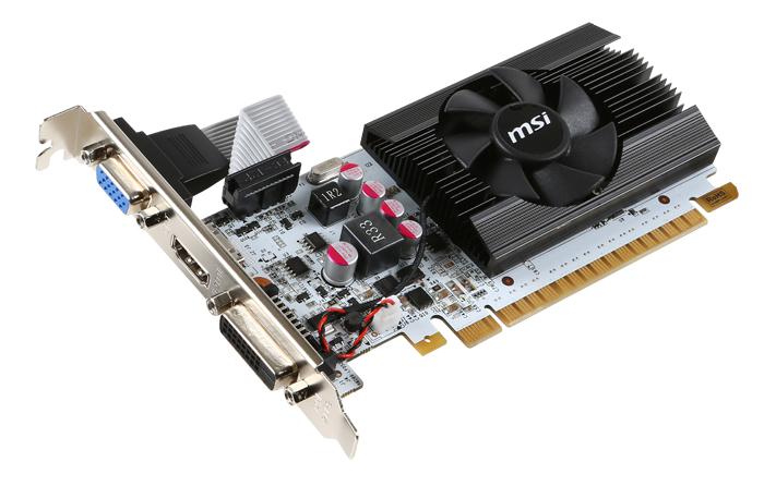MSI GT 730 Graphics Card has White PCB