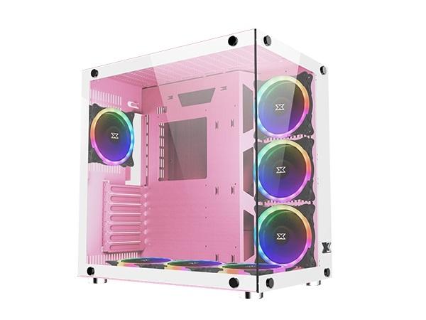 Caja Pc gaming Xigmatek Aquarius S Queen Pink ARGB ATX