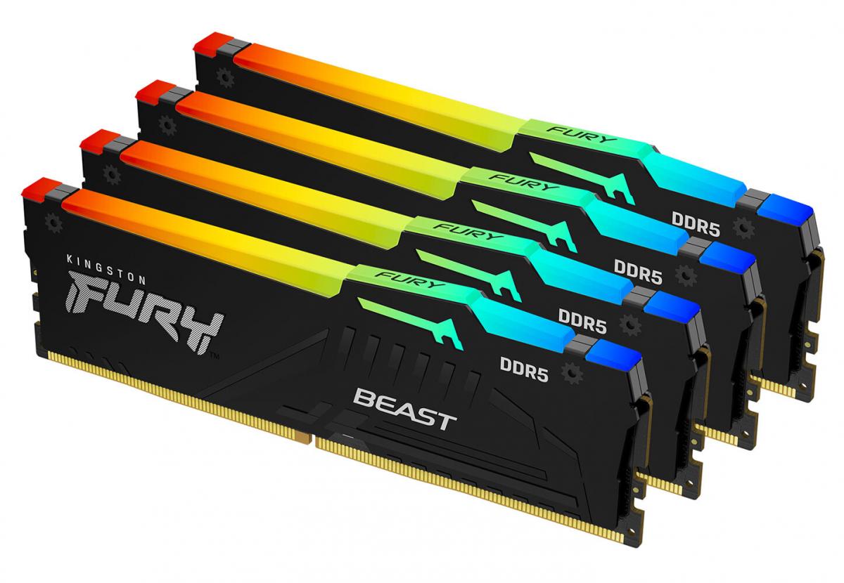 Kingston Announces FURY Beast RGB DDR5 Memory