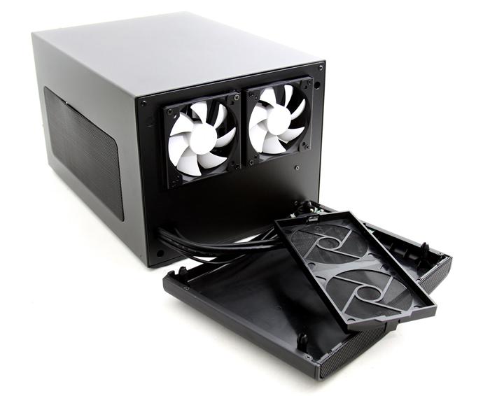 Silent modded GTX 680 in an ITX Fractal Design Node 304 - SPCR