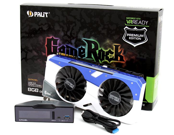 Palit GeForce GTX 1080 GameRock Premium Edition + G-Panel review