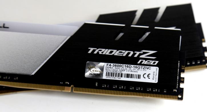 G.Skill TridentZ NEO DDR4 3600 MHz review