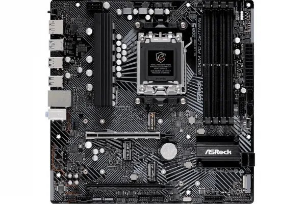 ASRock B650M PG Lightning: MicroATX Motherboard with PCIe 5.0 and 2.5G LAN