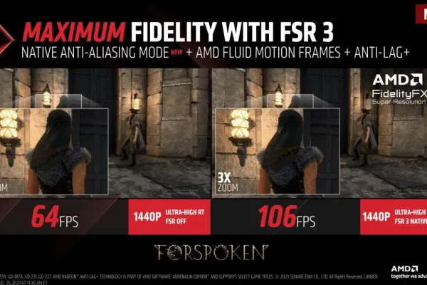 AMD FSR 3 Update: Forspoken and Immortals of Aveum to Receive Frame Generation Technology Today
