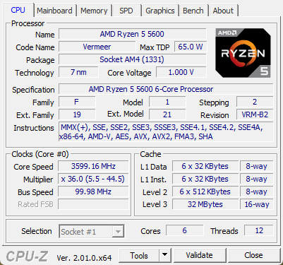 AMD Ryzen 5 5600 | Jawa