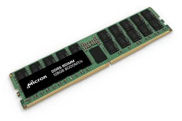 Micron develops 128GB DDR5 RDIMM up to 8,000MT/s using monolithic 32Gb DRAM