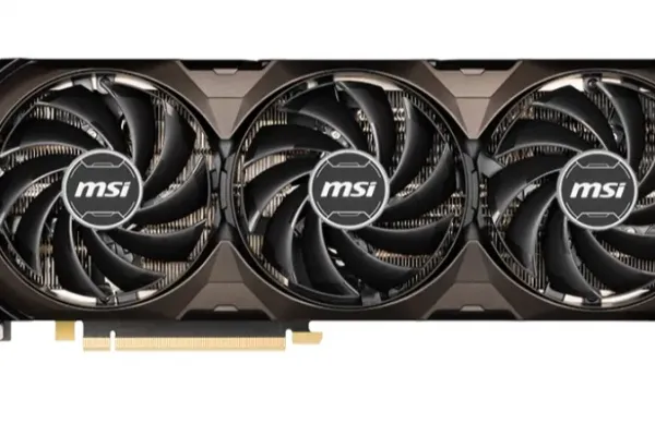 MSI RTX 4070 Ti SUPER Shadow 3X Graphics Card, first product in the new Shadow series