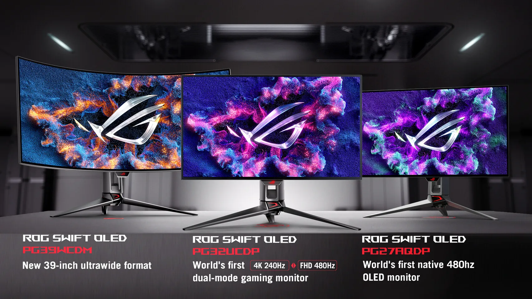 ASUS Republic of Gamers Unveils New Monitor Lineup at CES 2024