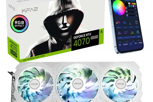 KFA2 Introduces GeForce RTX 4070 SUPER EX Gamer Graphics Cards in Pink and White
