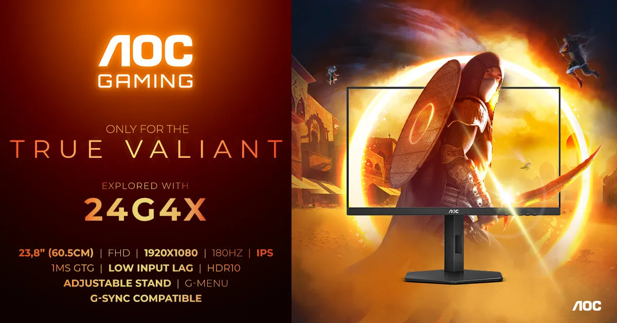 AGON by AOC Outs G4X Series Fast IPS Gaming Monitors