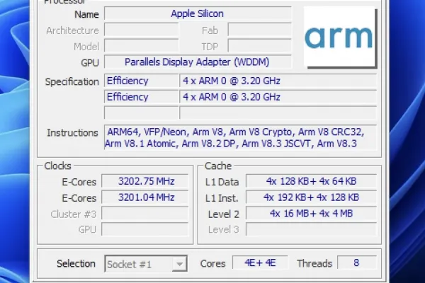 Apple M2 CPU-Z Single Thread Benchmark Score Matches Intel Alder Lake