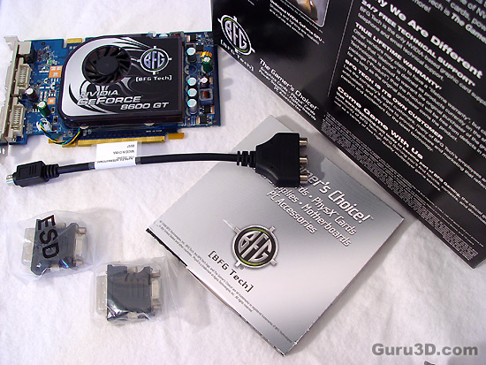 BFG GeForce 8600 GT OC ThermoIntelligence Review 256 MB