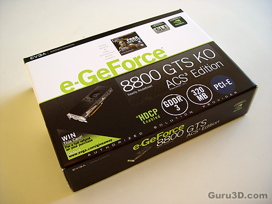 eVGA e-GeForce 8800 GTS 320 MB KO ACS³ review