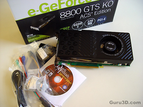 eVGA e-GeForce 8800 GTS 320 MB KO ACS³ review