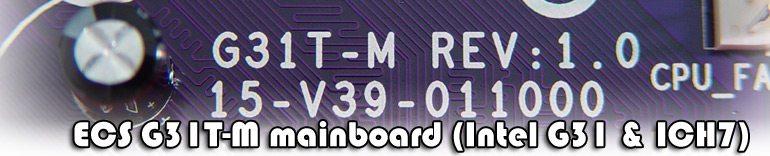 ECS ecs-g31-tm mainboard review