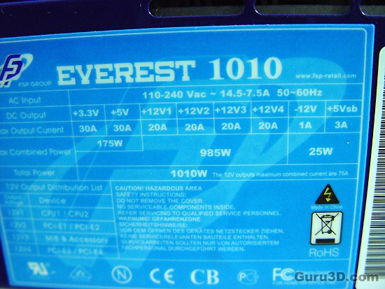 FSP Group Everest 1010 Watt PSU