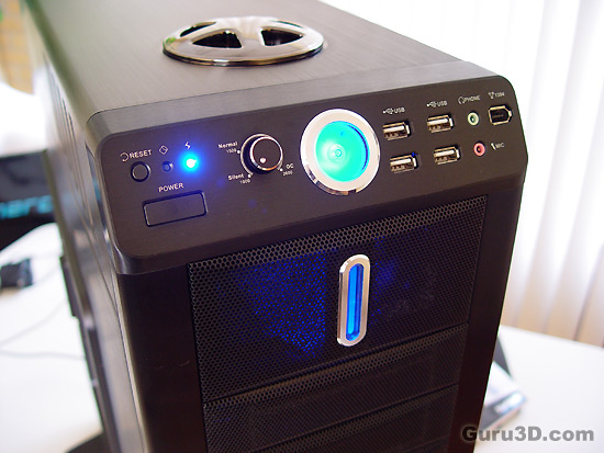 Gigabyte 3D Mercury water-cooled PC chassis