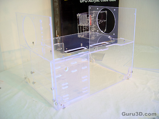 Sunbeamtech UFO Acrylic Cube chassis