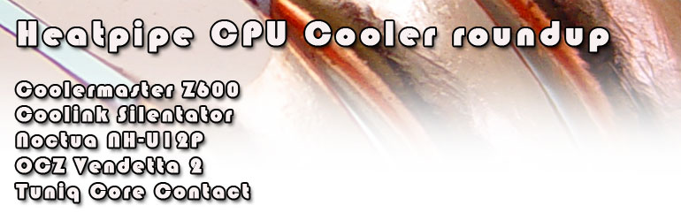 CPU Heatpipe coolers 2008