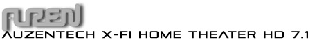 Auzentech X-fi Home Theater HD 7.1 Soundcard