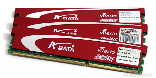 A-Data DDR3 1600+ Triple Channel memory kit