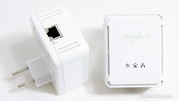 1 Adaptateur CPL Devolo dLAN 200 Av+ netplug prise courant porteur Homeplug