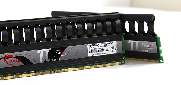 G.Skill PC3 16000 DDR3 DIMMs