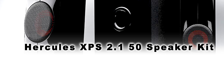 Hercules XPS 2.1 50 Speaker Kit Review