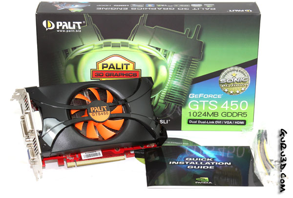 Geforce Gts 450 Review Roundup Palit Geforce Gts 450 Sonic Platinum