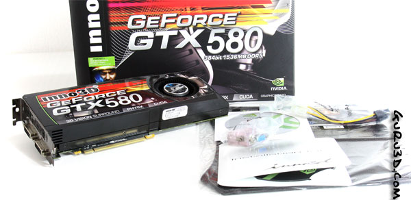 Inno3D GeForce GTX 580 OC edition
