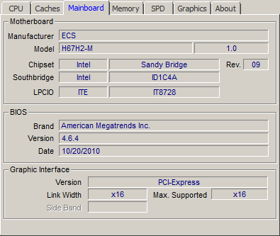 ECS H67H2-M Mini-ATX motherboard