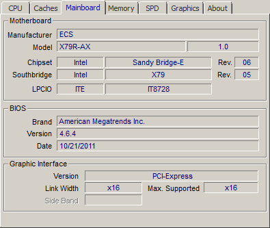 ECS X79 Motherboard