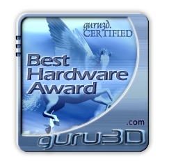 Guru3D.com Editors Choice Award