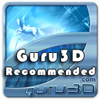 Guru3D Recommended Award