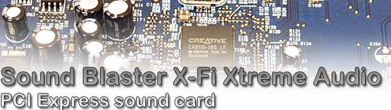 Creative Labs X-Fi PCIe XtremeAudio