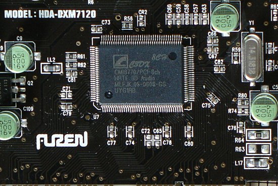 CMI-8770 chipset enables the magic