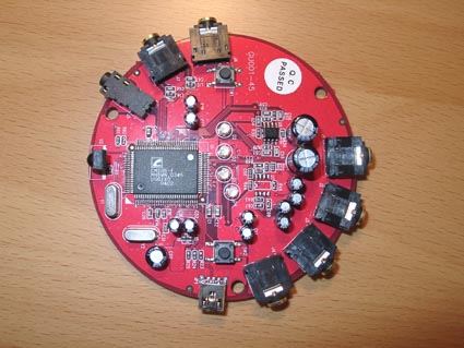 C-media CM106-F all-in-one sound chip.