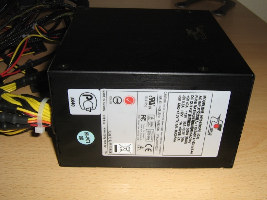 EMACS HP2-6500P-SATA 500W ATX Active PFC  Power Supply *TESTED* ZIPPY 